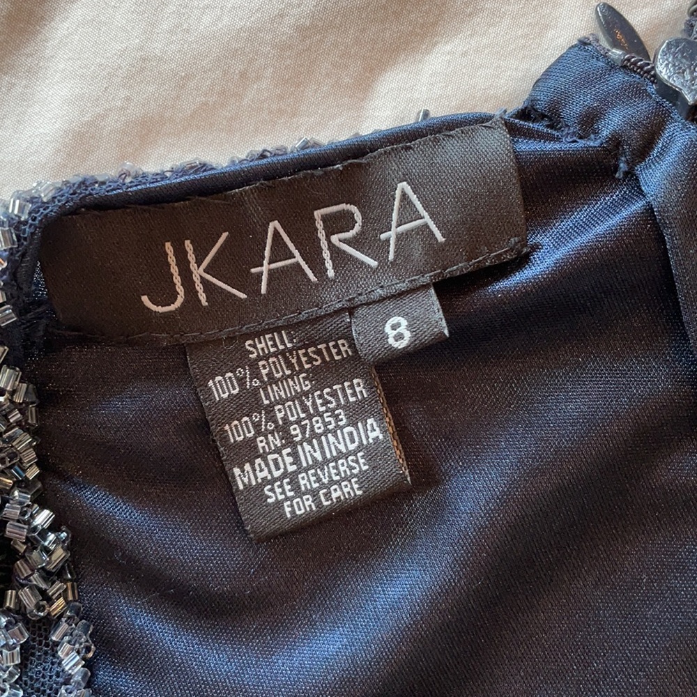 JKARA navy beaded formal gown - Picture 8 of 10